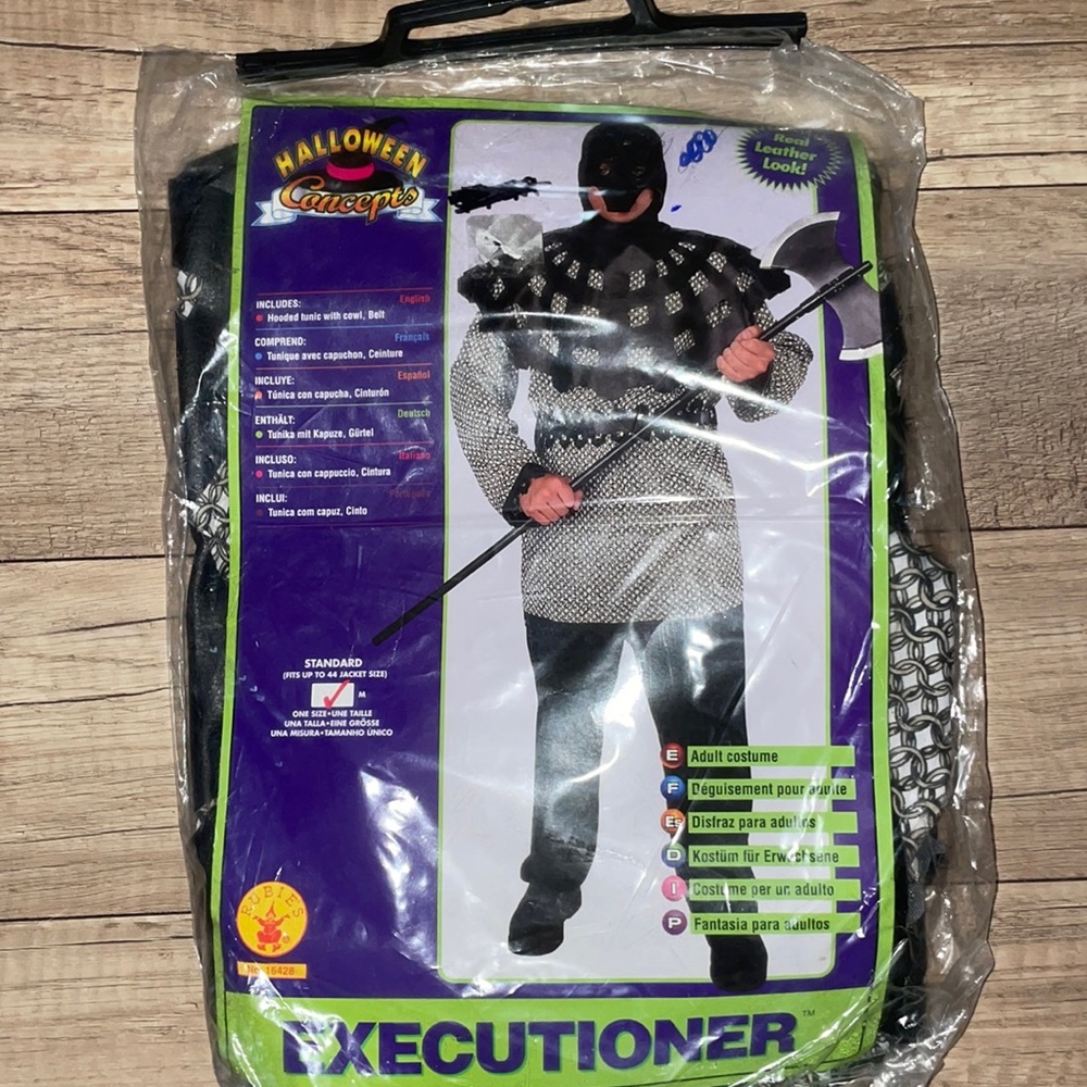 Halloween concepts adult men Executioner outfit costume medium m 44 jacket size